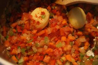 Soja Verde con Verduritas y Chorizo Soja Verde con Verduritas y Chorizo