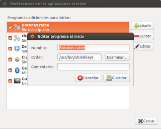 Configurar botones laterales del ratón en Ubuntu