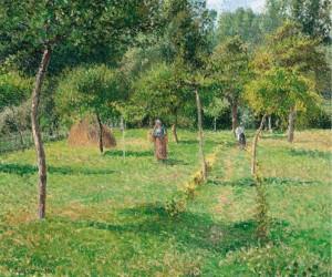 El huerto en Eragny 1896 Humilde y colosal: Pissarro en Museo Thyssen-Bornemisza