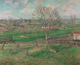 Los prados y el gran nogal 1885 Humilde y colosal: Pissarro en Museo Thyssen-Bornemisza