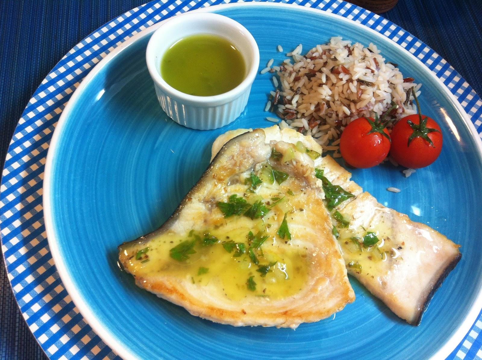 Emperador A La Plancha Con Salmorillo Silciliano Emperador A La Plancha Con Salmorillo Silciliano