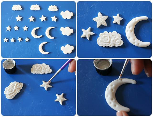 Tarta Moon, Stars & Clouds Tarta Moon, Stars & Clouds