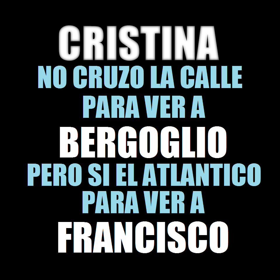 Cristina Kirchner y El Papa Francisco