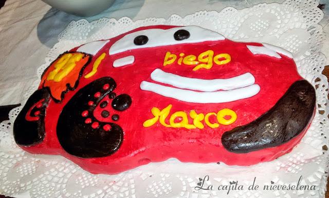 Tarta Rayo McQueen