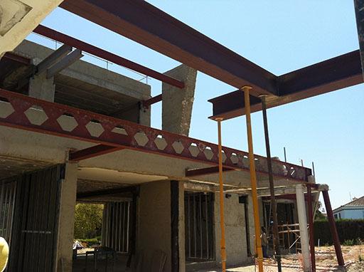 A-cero Projects A-cero presenta nuevas imágenes de obra de la vivienda unifamiliar en Sevilla