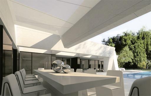 A-cero Projects A-cero presenta nuevas imágenes de obra de la vivienda unifamiliar en Sevilla