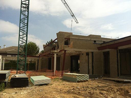 A-cero Projects A-cero presenta nuevas imágenes de obra de la vivienda unifamiliar en Sevilla