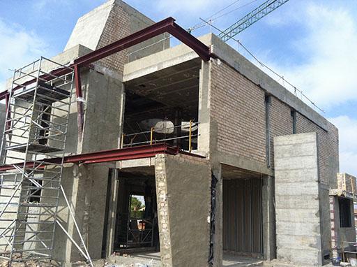 A-cero Projecvts A-cero presenta nuevas imágenes de obra de la vivienda unifamiliar en Sevilla