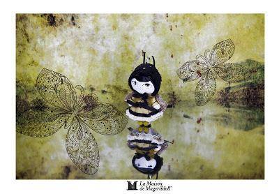 Mageritdoll: an artistic spanish Bumblebee resin doll