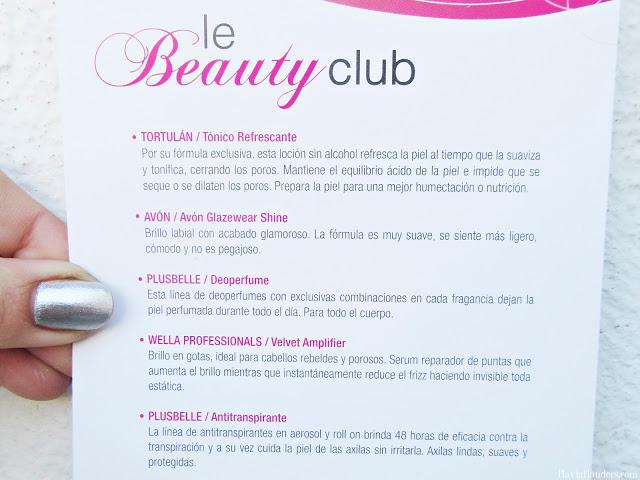 LE BEAUTY CLUB AGOSTO 2013 LE BEAUTY CLUB AGOSTO 2013