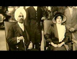 La princesa de Kapurthala era malagueña Con su esposo el maharajá durante un viaje por Europa