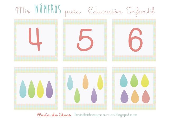 Descargables: números para Educación Infantil Descargables: números para Educación Infantil