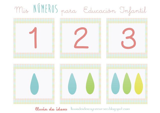 Descargables: números para Educación Infantil Descargables: números para Educación Infantil