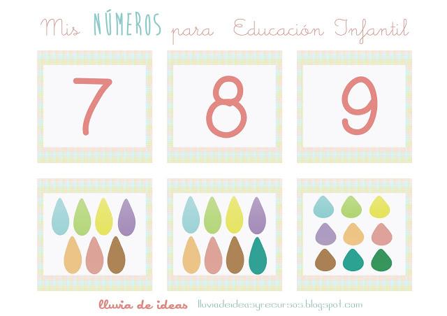 Descargables: números para Educación Infantil Descargables: números para Educación Infantil