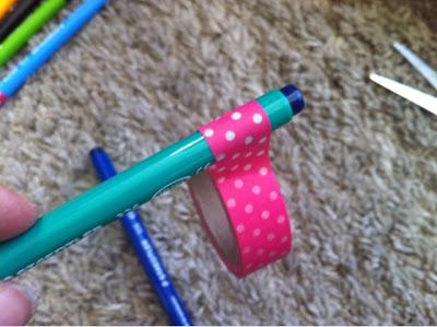 DIY: Marcando el material escolar con washi tape...vuelta al cole DIY: Marcando el material escolar con washi tape...vuelta al cole