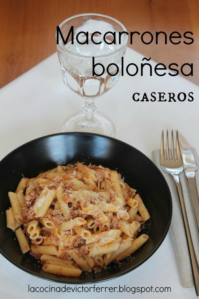 Macarrones boloñesa caseros. ¡¡PASO A PASO!! Macarrones boloñesa caseros. ¡¡PASO A PASO!!