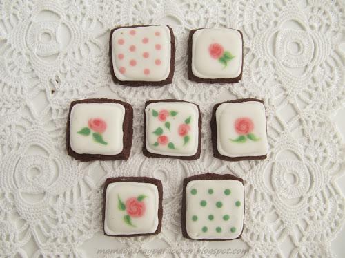 GALLETAS DECORADAS CON FLORES