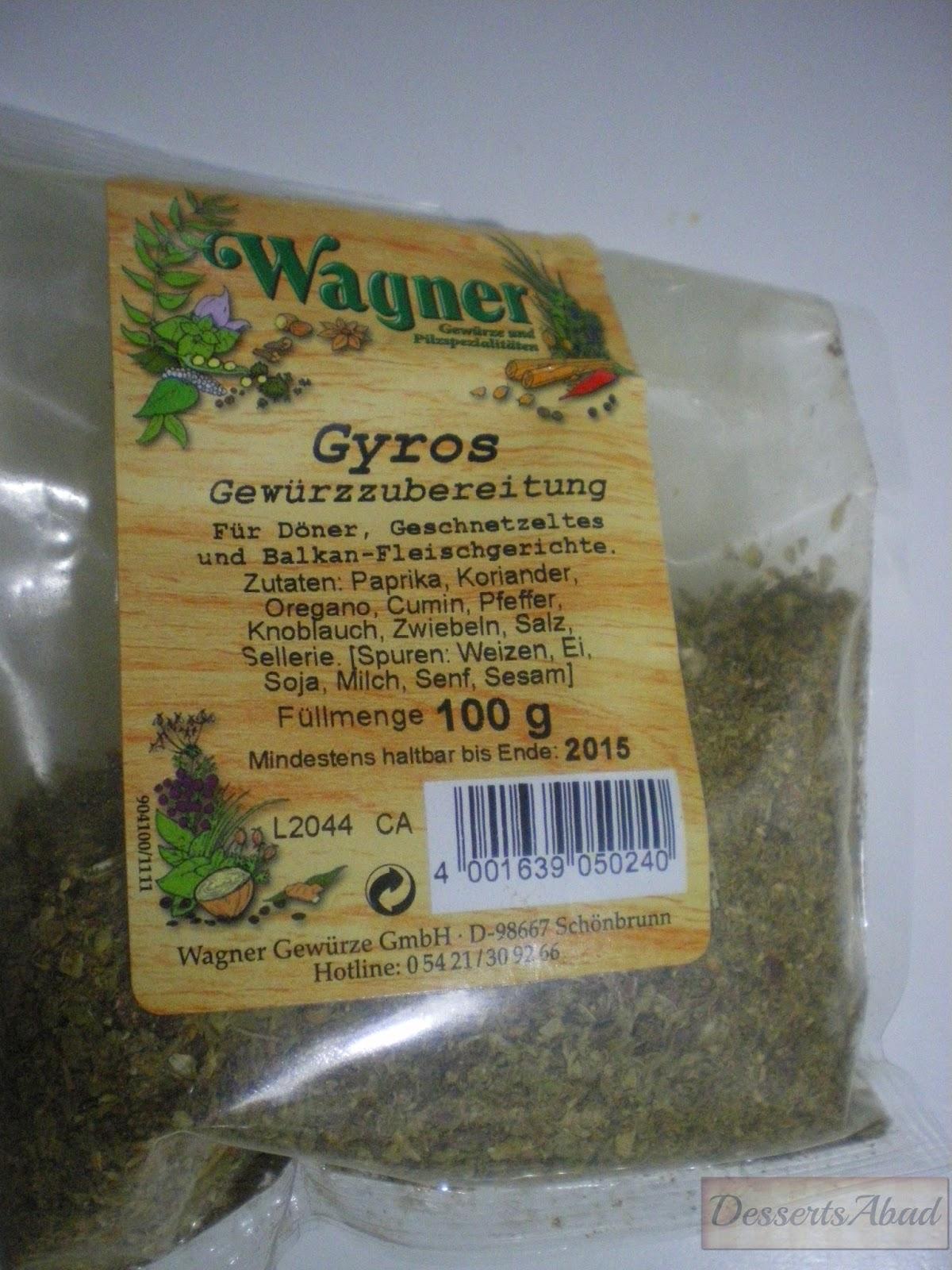 especias gyros especias gyros