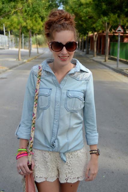 TEJANO + ENCAJE TEJANO + ENCAJE