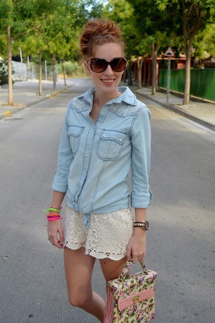 TEJANO + ENCAJE TEJANO + ENCAJE