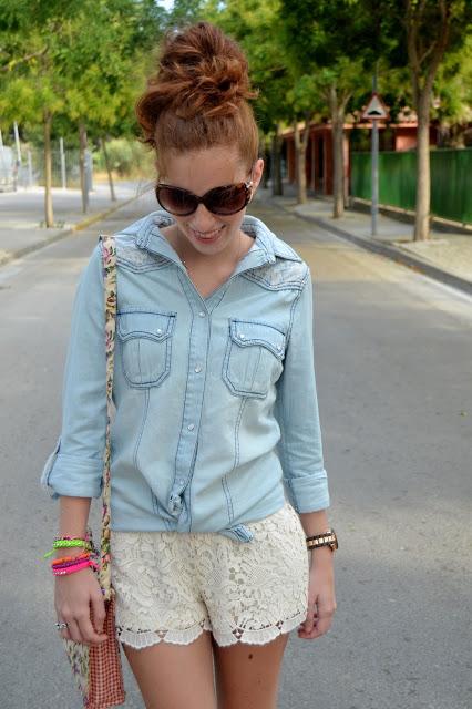 TEJANO + ENCAJE TEJANO + ENCAJE