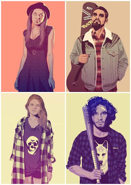 Juego de tronos por Mike Wrobel Juego de tronos por Mike Wrobel