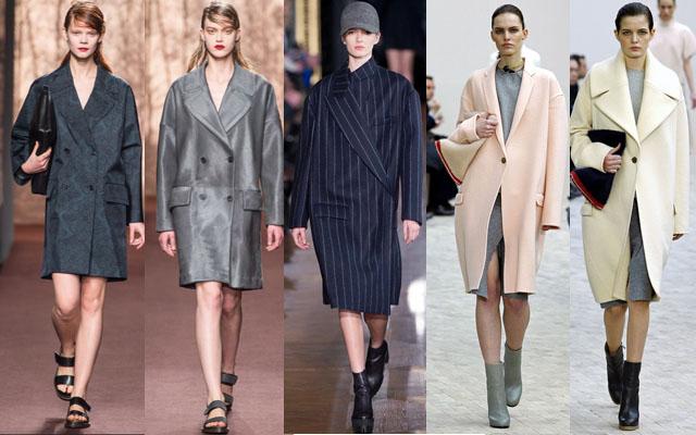Los miles de abrigos de moda para el invierno 2013-14 Abrigo Balloon bata moda invierno 2014