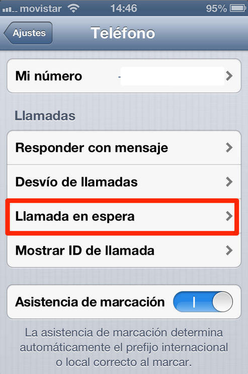 Cómo activar la llamada en espera en iPhone y smartphones Android