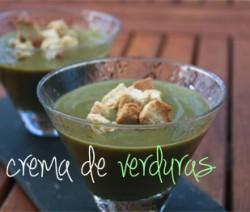 Crema de verduras en Thermomix Crema de verduras