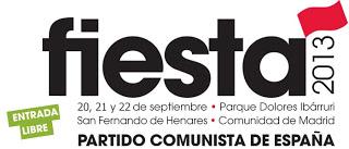 Fiesta del PCE 2013: Chambao, Riot Propaganda, Pankis for Coppola, Lucía Socám, Quilapayún...