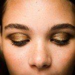 Tendencias Primavera Verano 2014: Semana de la Moda Nueva York Sombra ojos dorada Jason Wu NYFW SS14