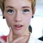 Tendencias Primavera Verano 2014: Semana de la Moda Nueva York Eyeliner blanco Kate Spade NYFW SS14