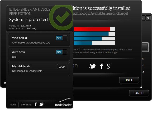 Mejores antivirus gratis: Bitdefender Antivirus Free Edition Mejores antivirus gratis: Bitdefender Antivirus Free Edition