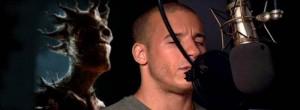 Vin Diesel grabando su voz para Groot en Los Guardianes de la Galaxia Vin Diesel poniendo voz a Groot para Los Guardianes de la Galaxia