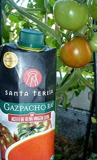 Gazpacho con frutas de verano