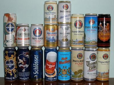 Subasta de colección de latas de cerveza