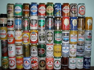 Subasta de colección de latas de cerveza