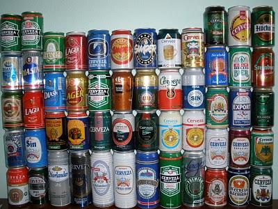 Subasta de colección de latas de cerveza