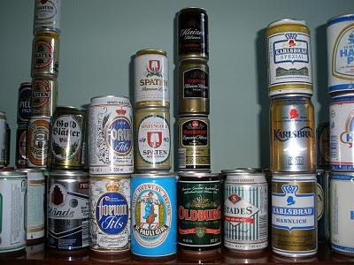 Subasta de colección de latas de cerveza