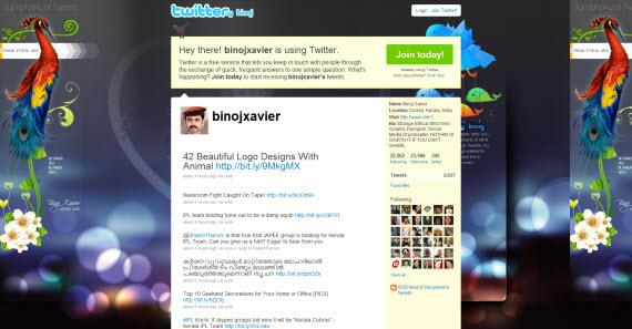 30 ejemplo creativos de background twitter