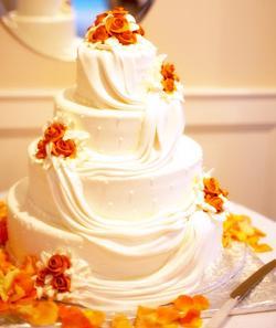 Casamiento naranja X: La torta