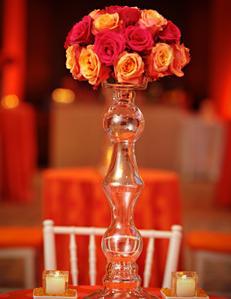 Casamiento naranja VIII: Ambientación en interiores o fiestas de noche