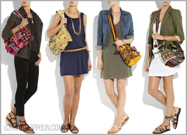 Bolsos de estilo boho para el verano Bolsos de estilo boho para el verano