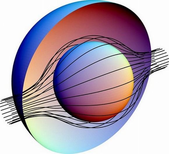 Los rayos de luz se reorientan al salir provocando la invisibilidad del objeto cubierto