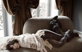 Helena Christensen fotografía a Daisy Lowe para Odd Molly