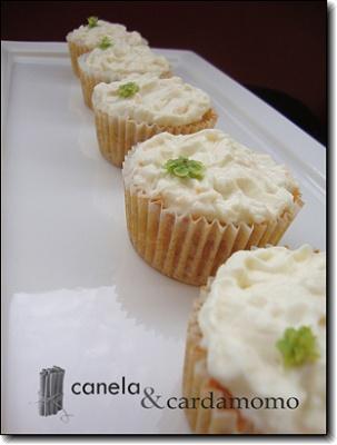 Cupcakes de Zanahoria y Naranja