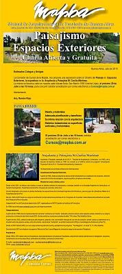 Charla: Paisajismo y Espacios Exteriores. MAPBA Charla: Paisajismo y Espacios Exteriores. MAPBA