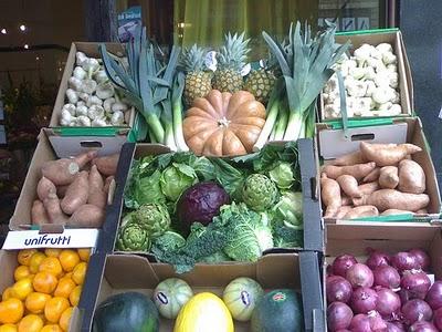 Frutas y verduras de invierno