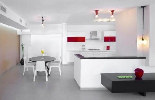 El color en la decoración: El blanco y los colores neutros Vila in the valley modern kitchen