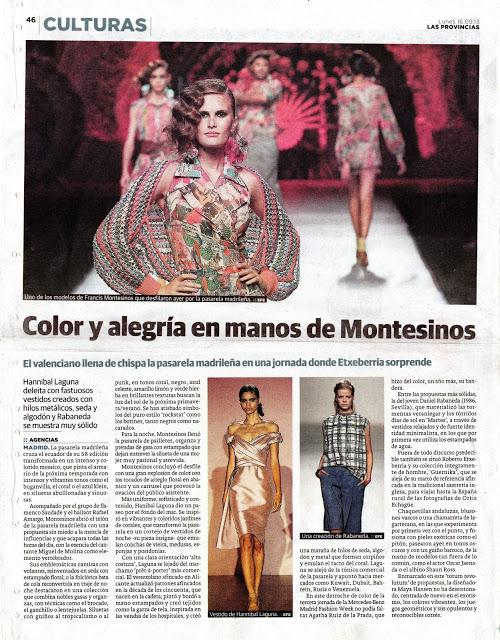 EL DESFILE DE MONTESINOS EN PRENSA